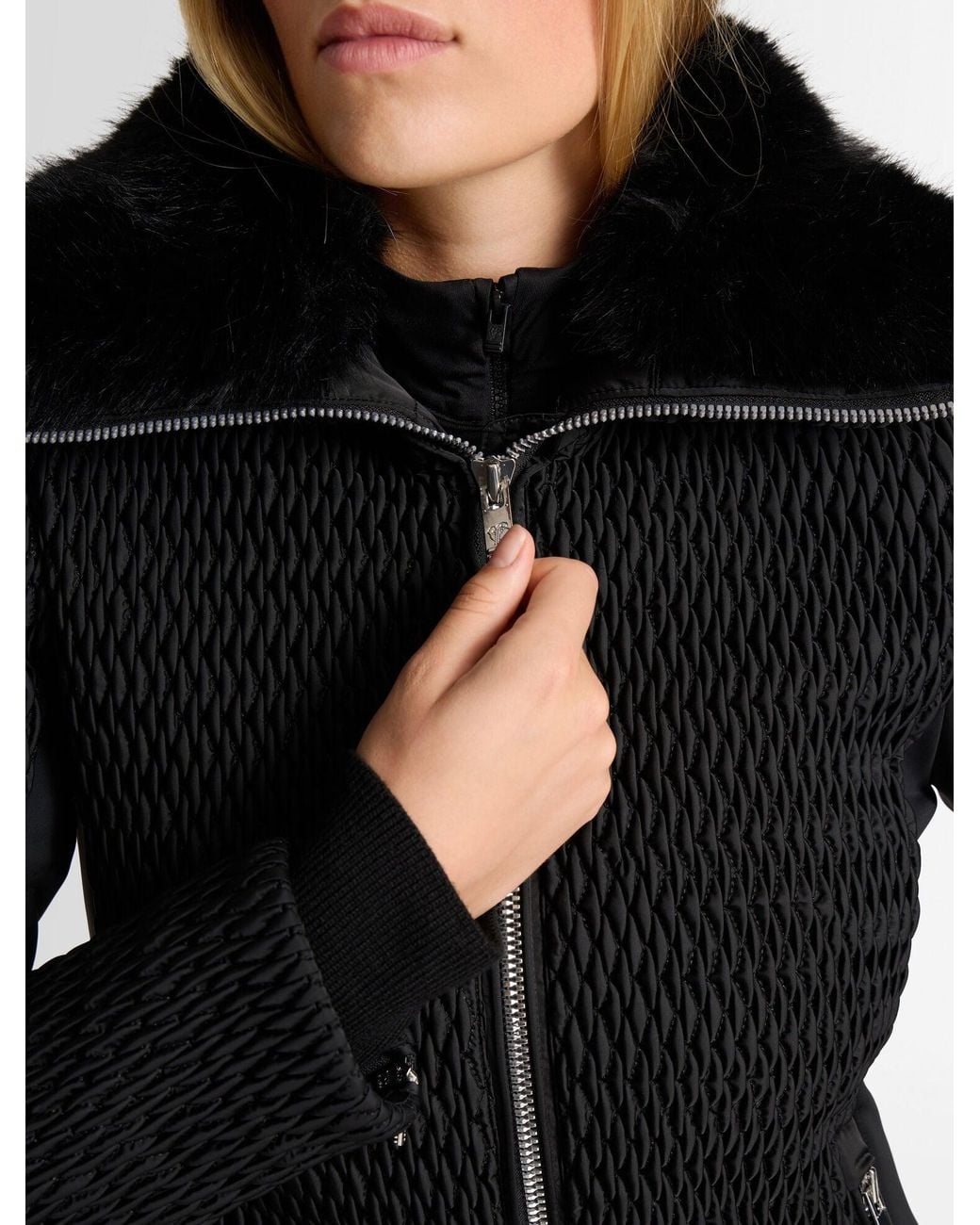 Fusalp Black Montana Snow Jacket