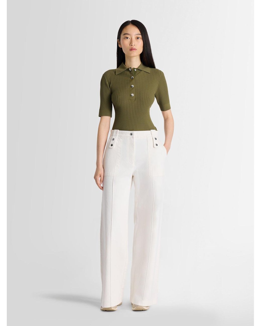 Fusalp White Noaletta Denim Pants