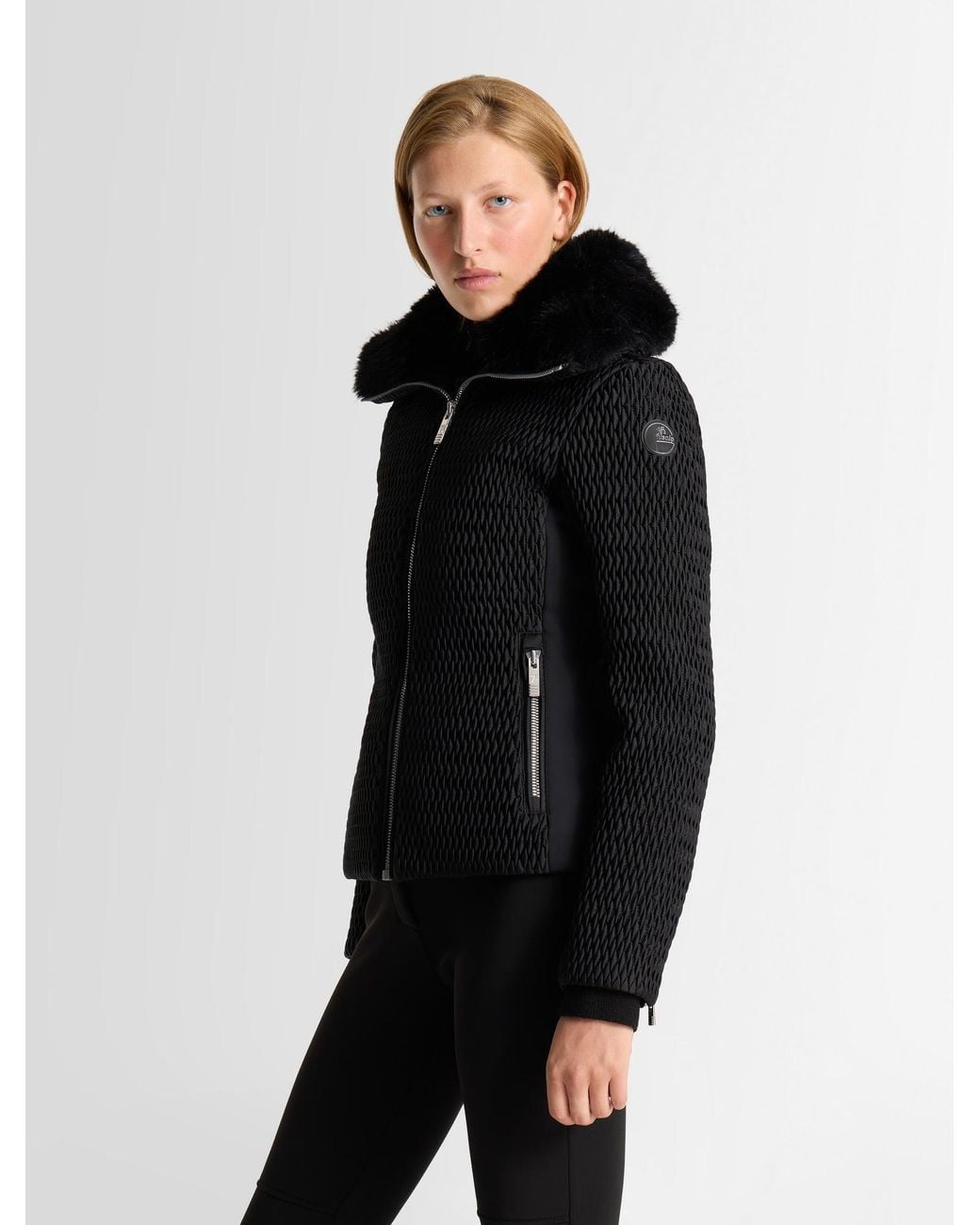 Fusalp Black Montana Snow Jacket