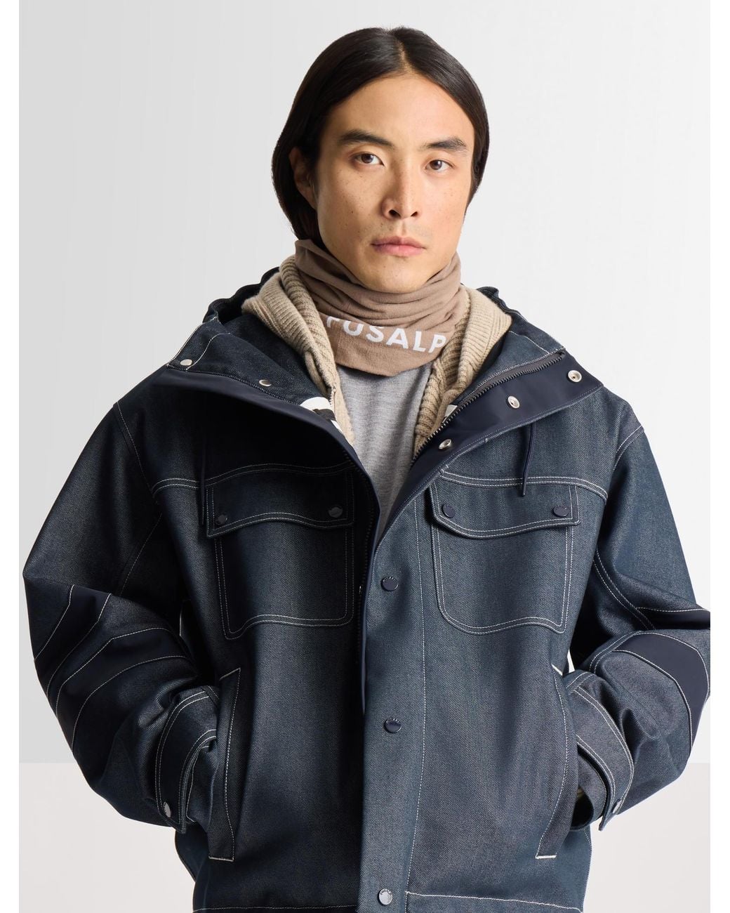 Fusalp Blue Rylas Windbreakers Jacket for men