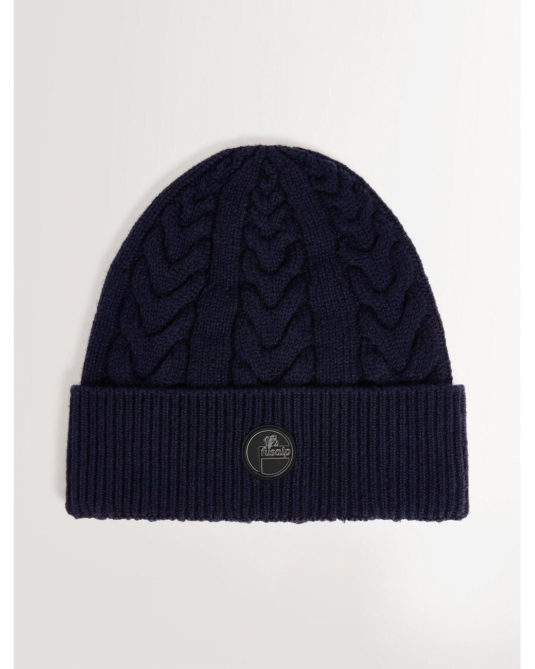 Fusalp Blue Cable Beanie