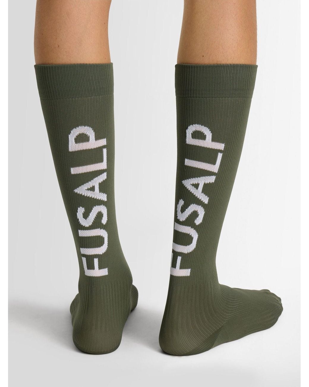 Fusalp Green Sock Pop Ski Socks