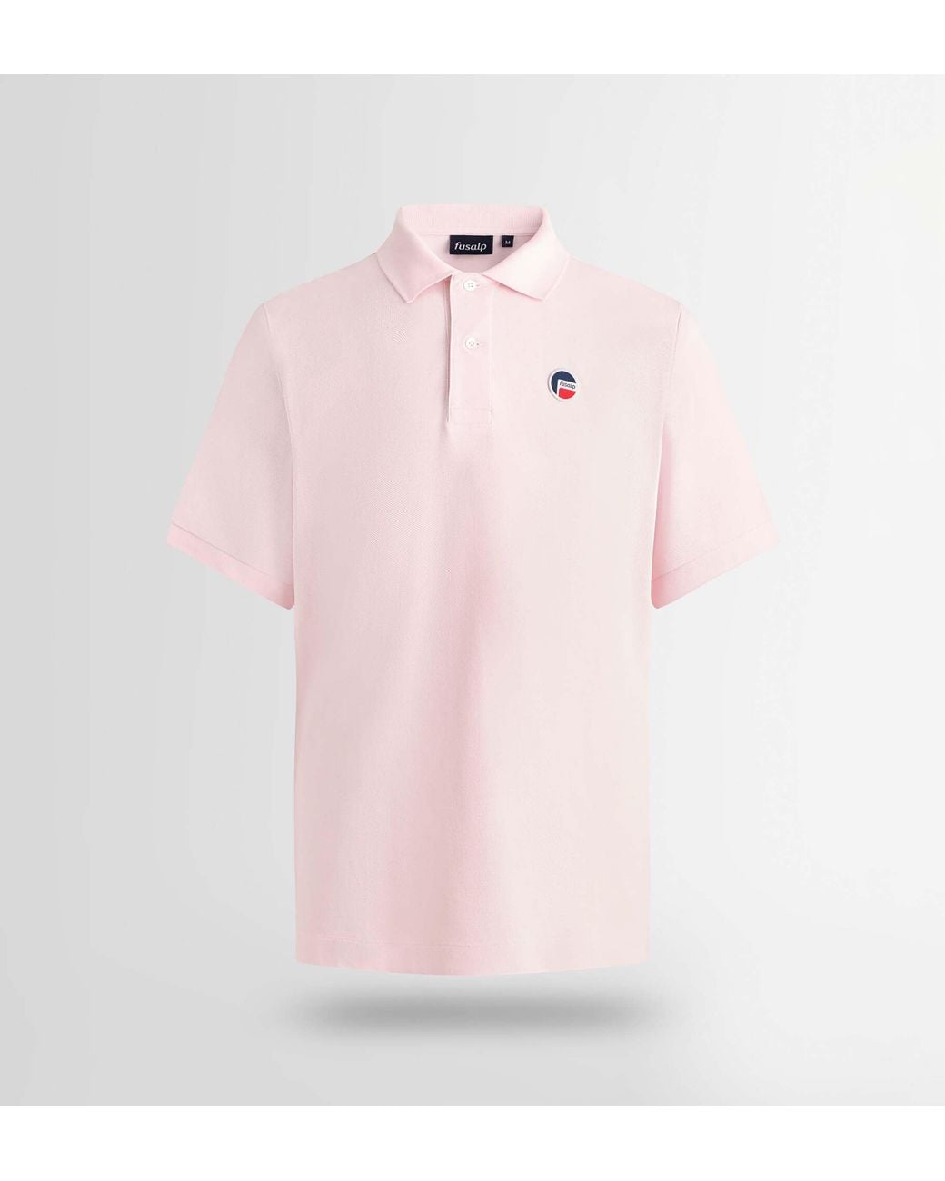 Fusalp Pink Gerlo Short Sleeve Polo for men
