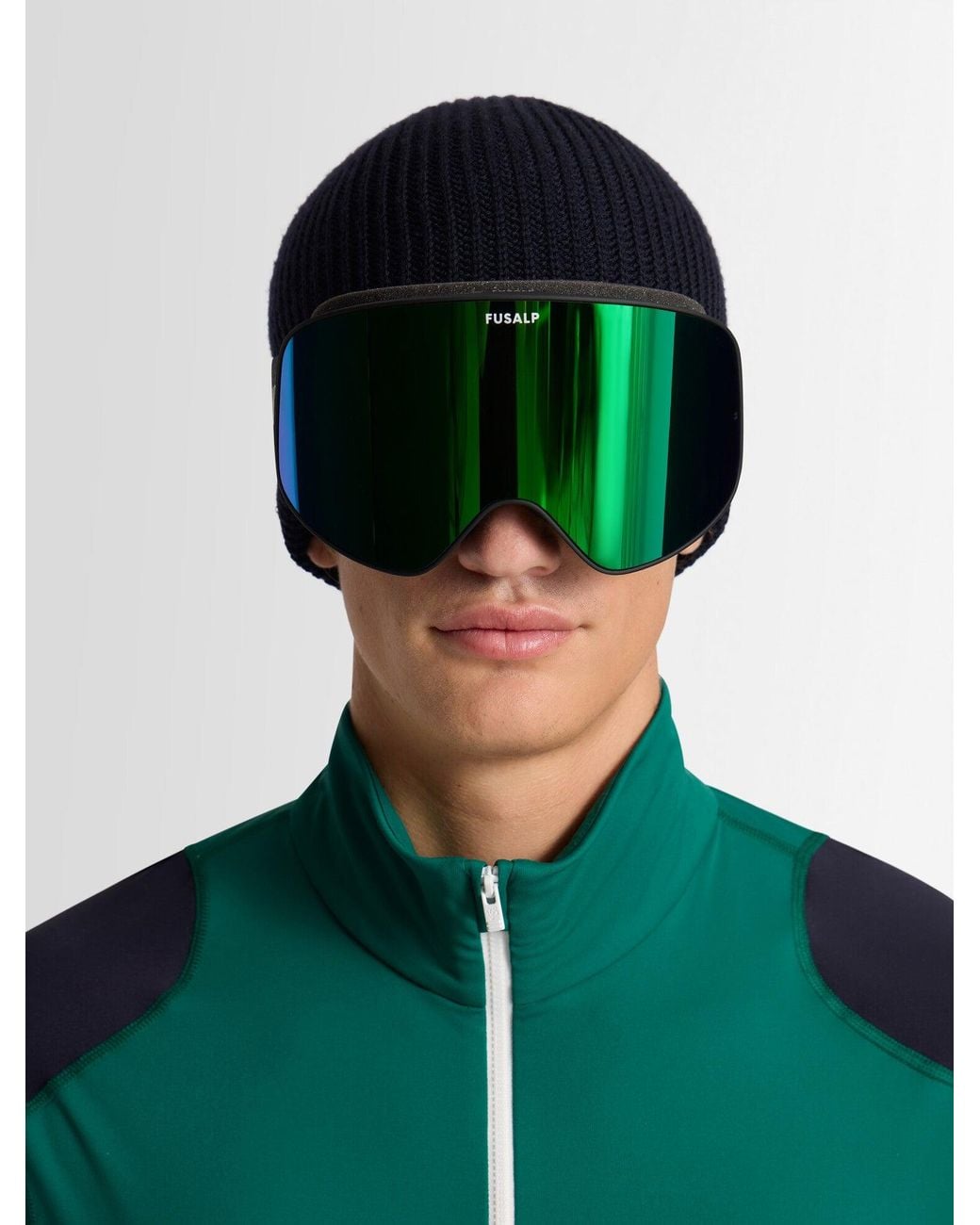 Fusalp Green Matterhorn Ski Mask
