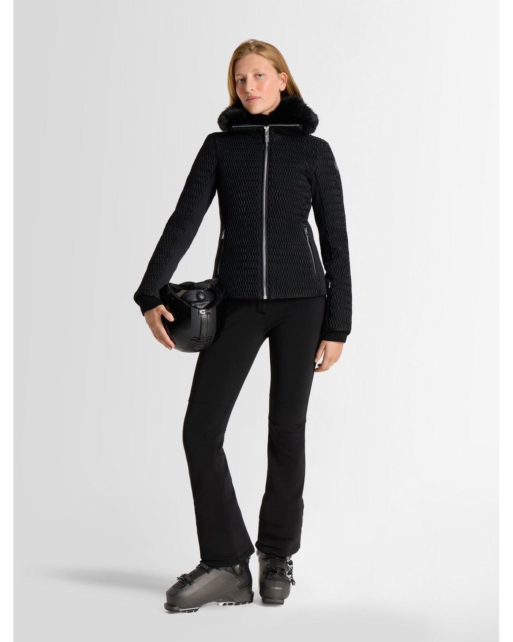 Fusalp Black Montana Snow Jacket