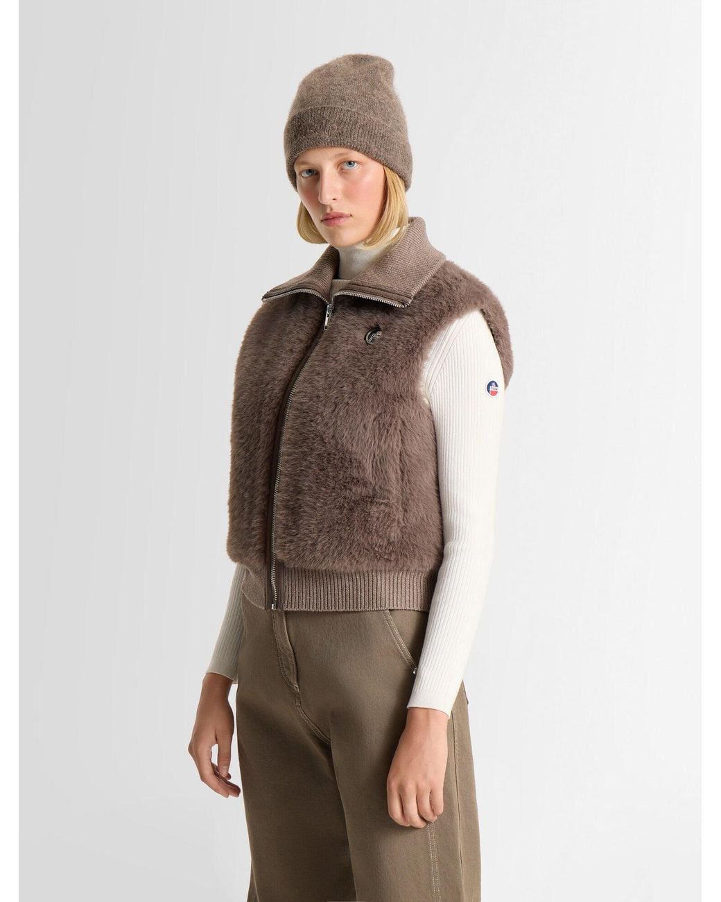 Fusalp Brown Piagae Sleeveless Jacket