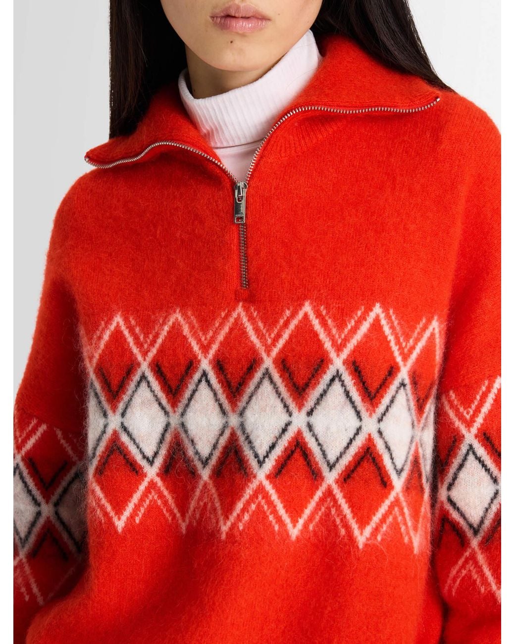 Fusalp Red Mireva Sweater