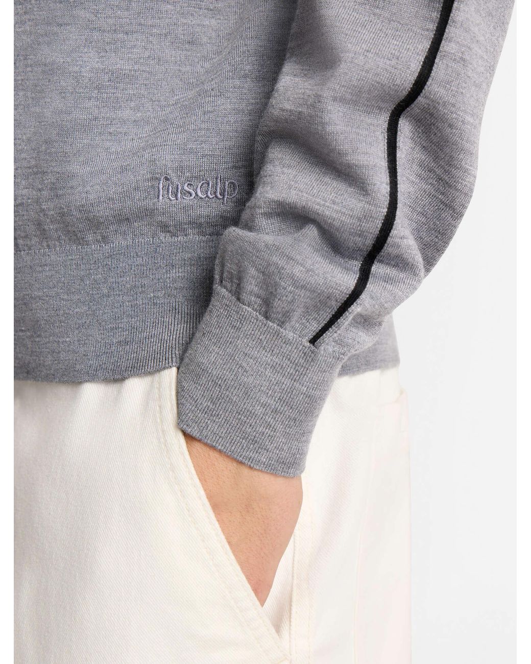 Fusalp Gray Nayral Sweater for men