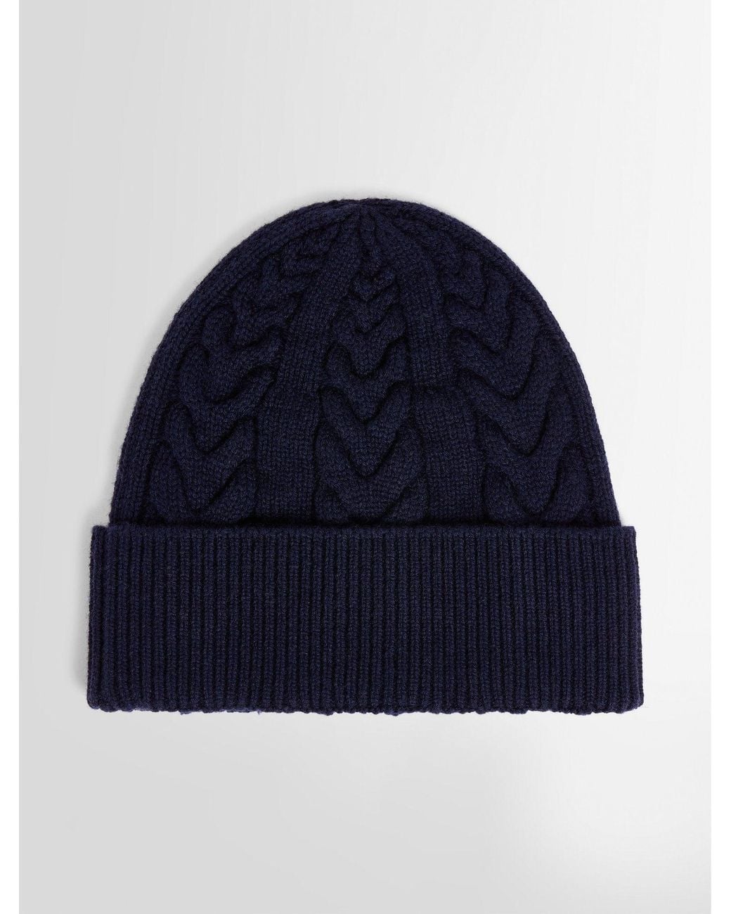 Fusalp Blue Cable Beanie