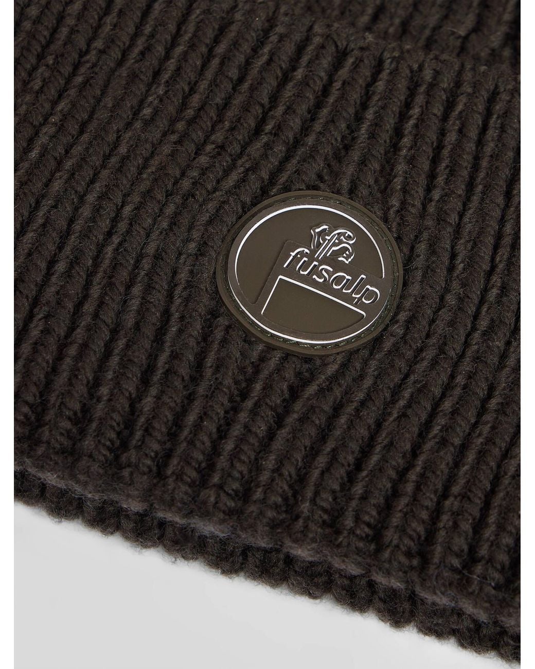 Fusalp Black Knit Beanie