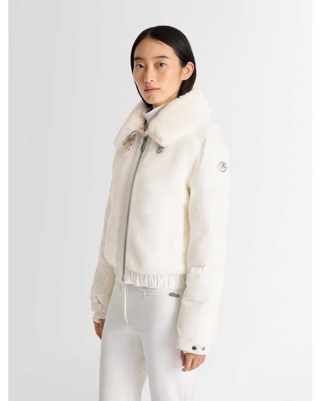 Fusalp White Lenagima Down Jacket