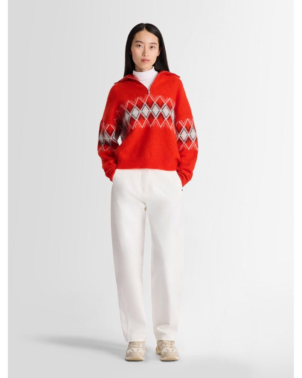Fusalp Red Mireva Sweater