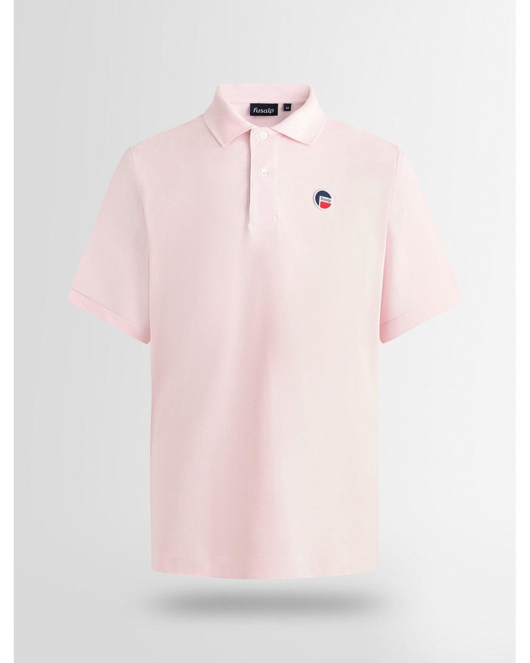 Fusalp Pink Gerlo Short Sleeve Polo for men