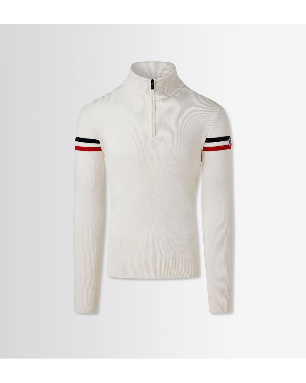 Fusalp White Wengen Sweater for men