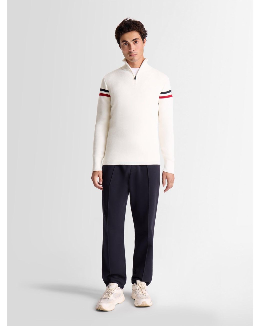 Fusalp White Wengen Sweater for men