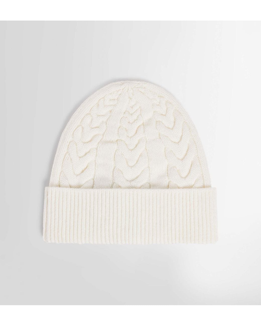 Fusalp White Cable Beanie