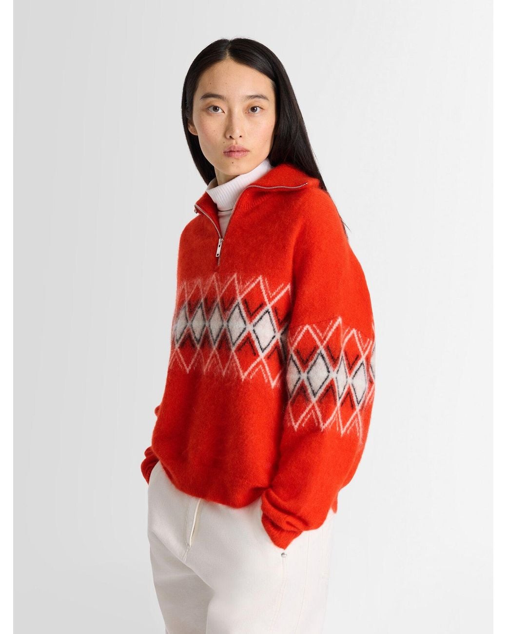 Fusalp Red Mireva Sweater
