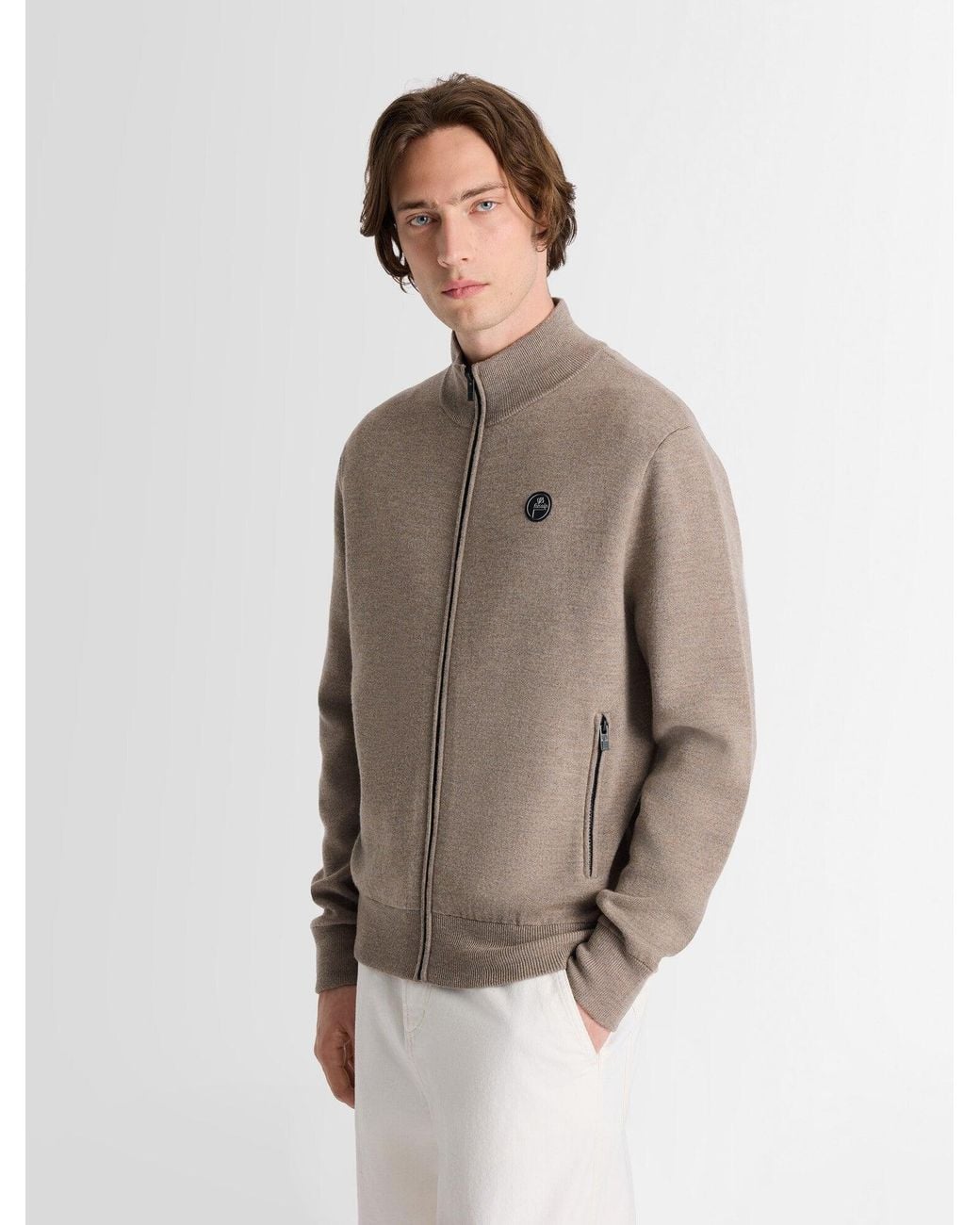 Fusalp White Mayeul Cardigan for men