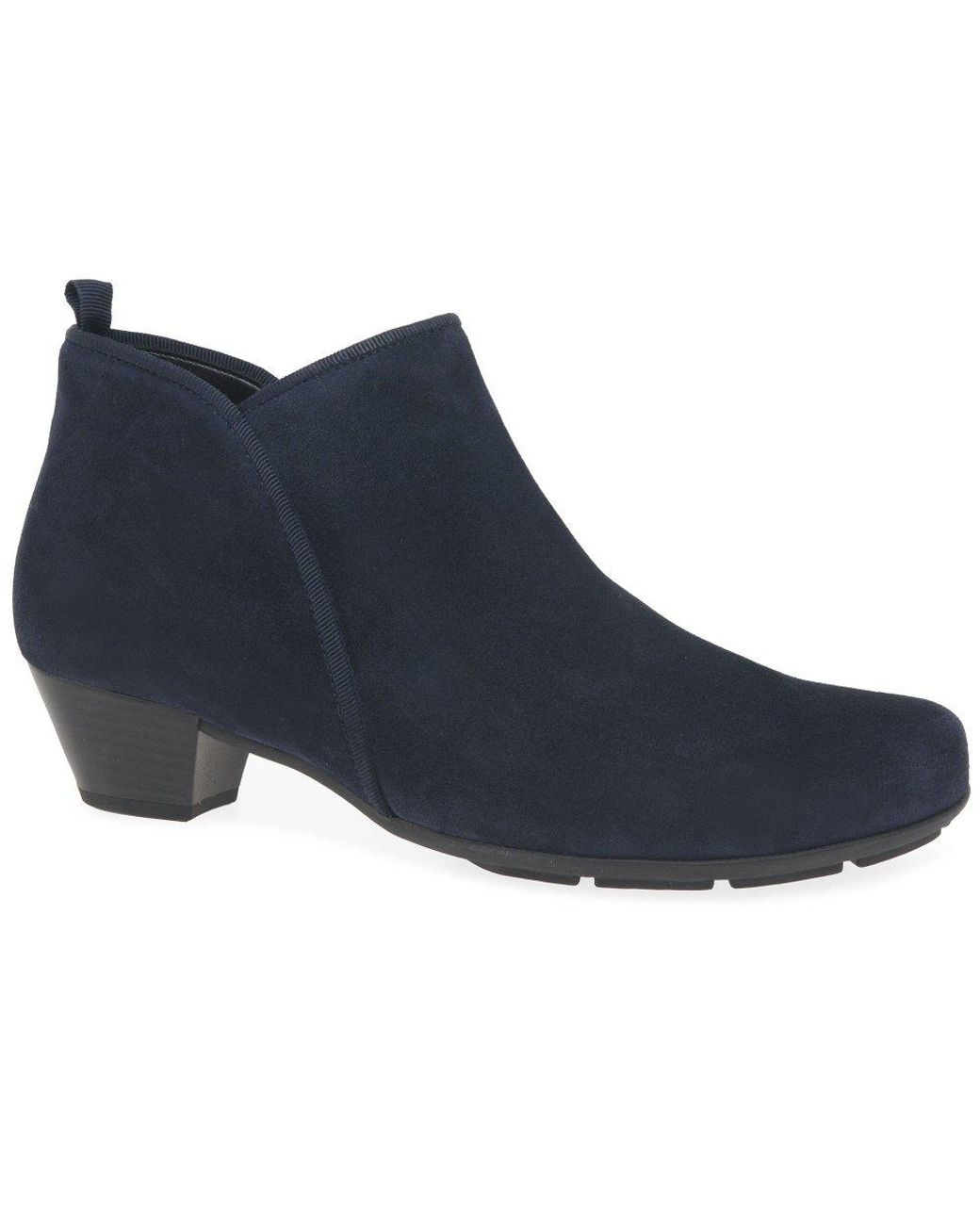 Gabor Blue Trudy Ankle Boots