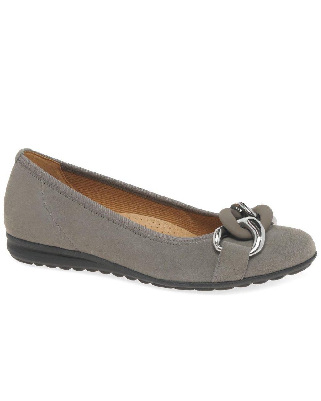 Gabor Gray Sabia &Apos;S Shoes Colour: Fumo Suede (Uni)