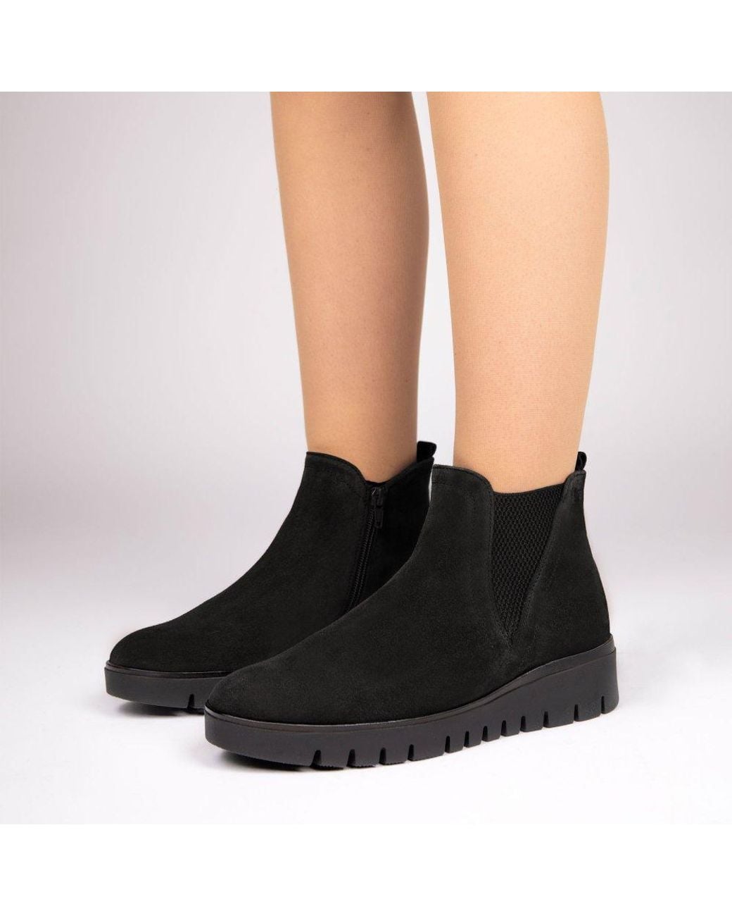 Gabor Black Dublin Chelsea Boots