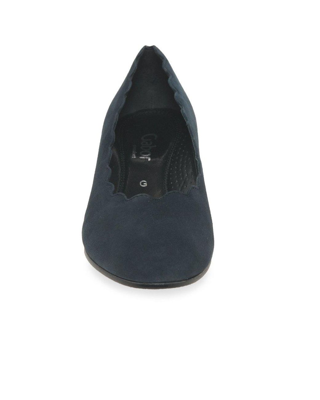 Gabor Blue Gigi Court Shoes