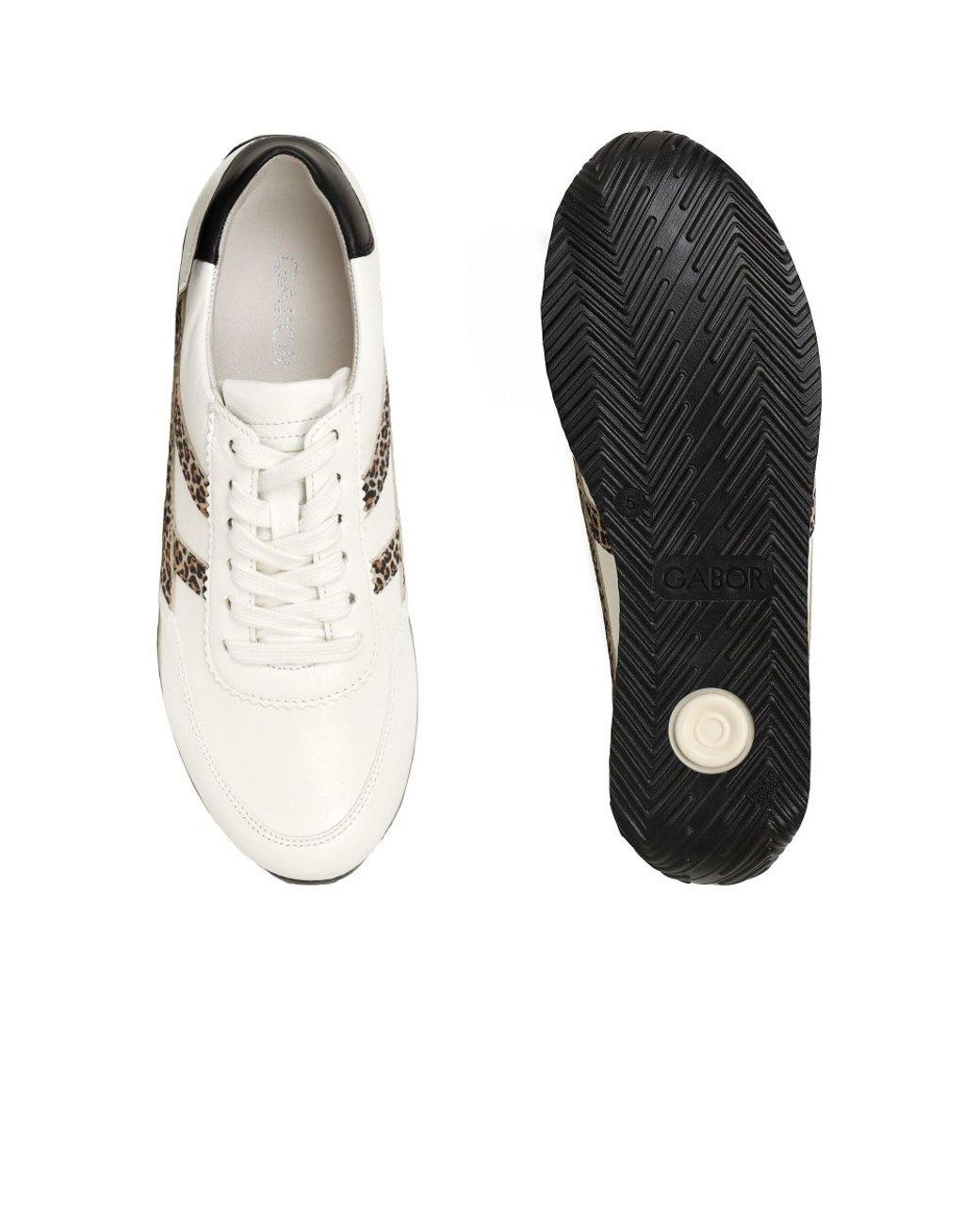 Gabor White Globe Trainers