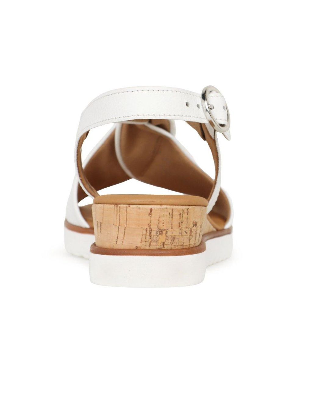 Gabor White Rich Sandals