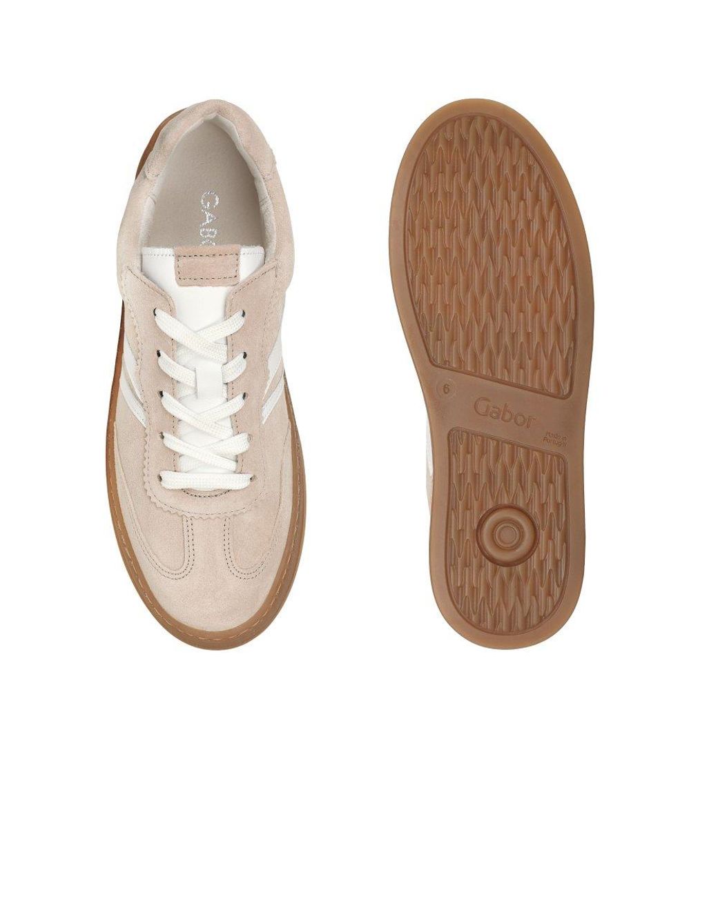 Gabor White Dahma Trainers