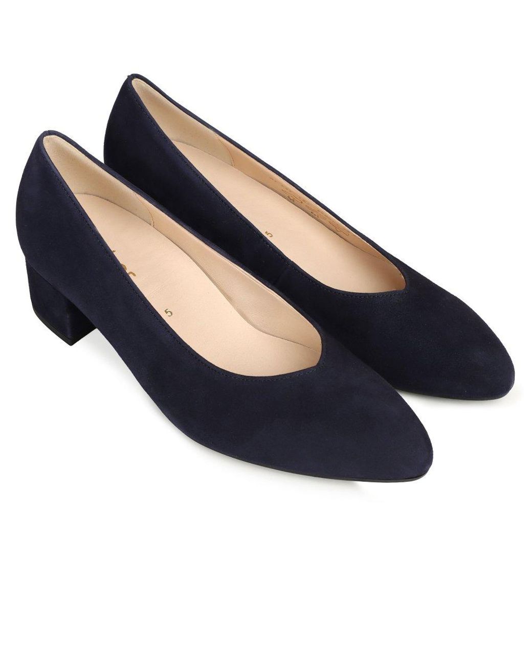 Gabor Blue Dixie Court Shoes