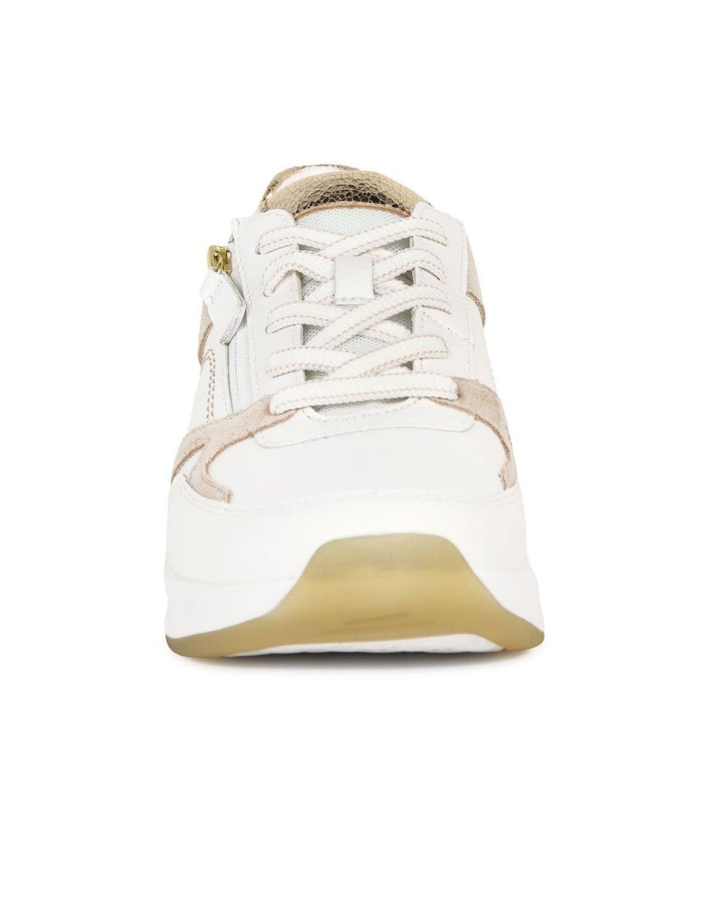 Gabor White Bravo Trainers