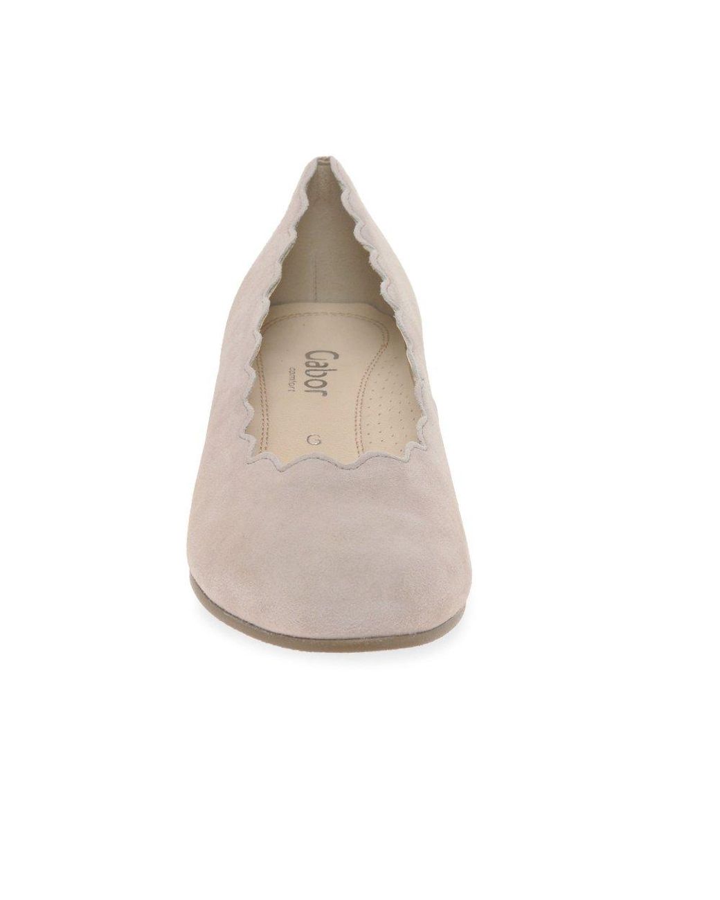 Gabor Gray Gigi Court Shoes