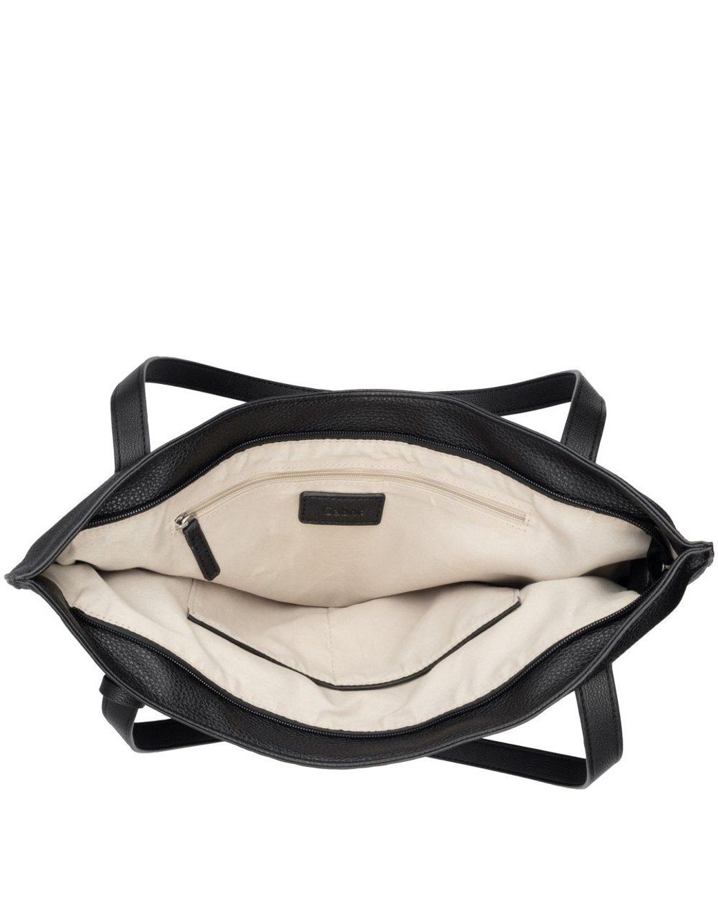 Gabor Black Elfie Zip Shopper Shoulder Bag