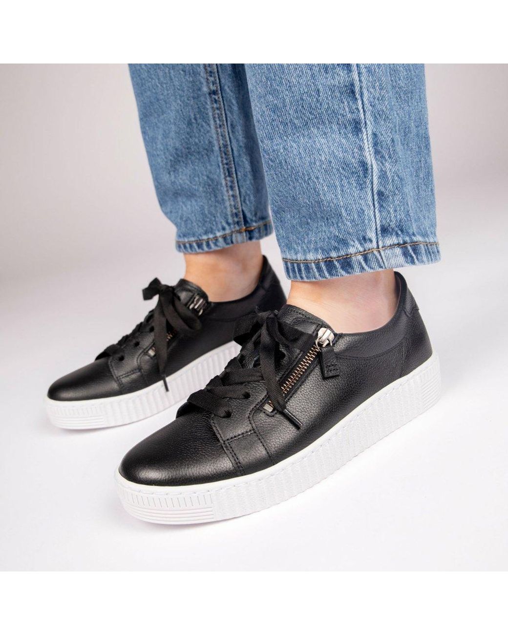 Gabor Black Wisdom Casual Shoes