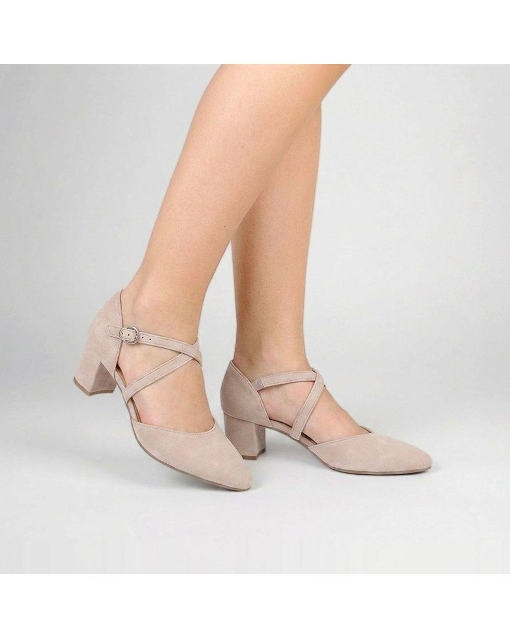 Gabor Pink Gisele Open Court Shoes