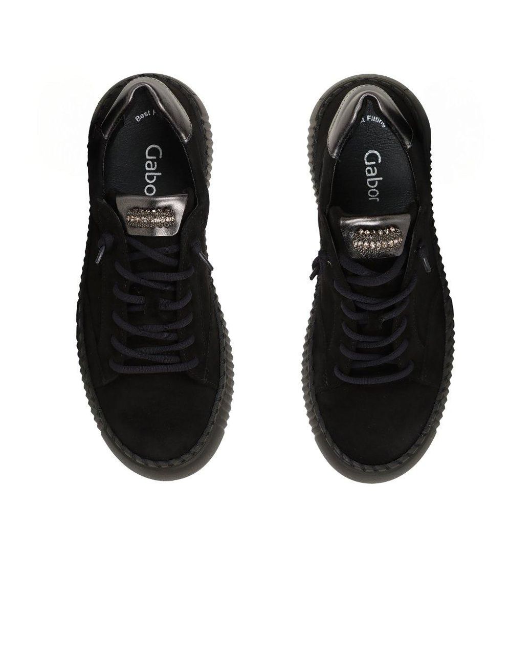 Gabor Black Sail Trainers