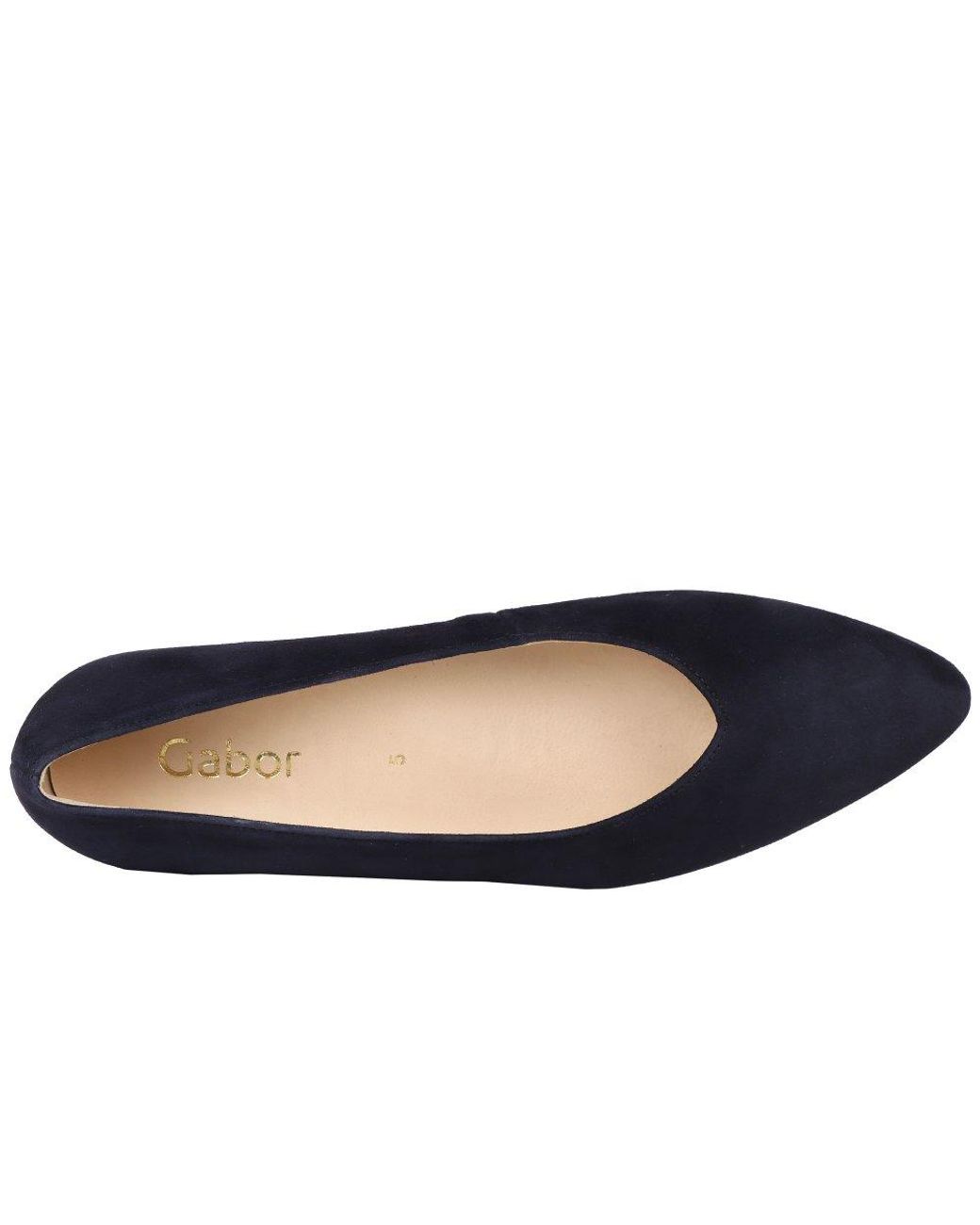 Gabor Blue Dixie Court Shoes