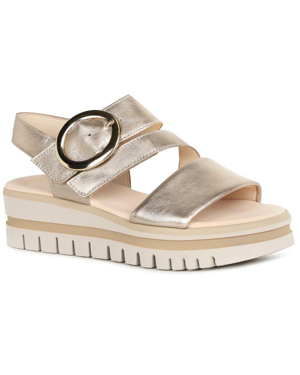 Gabor Metallic Amarillo Sandals