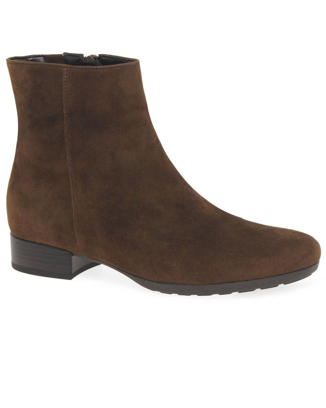 Gabor Brown Buzz Ankle Boots