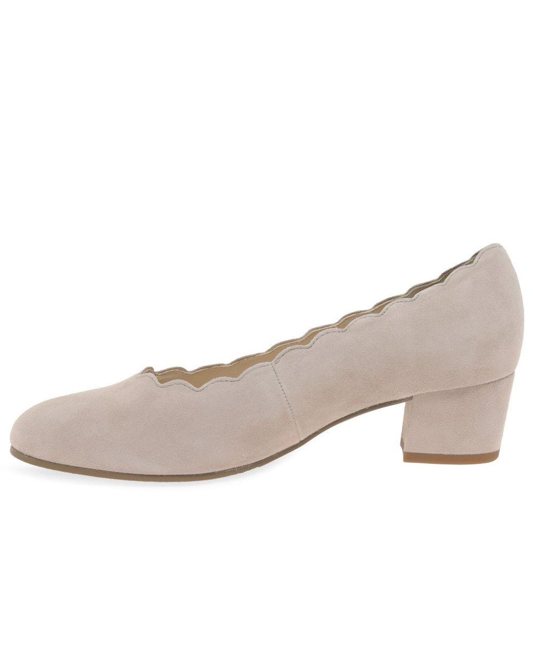 Gabor Gray Gigi Court Shoes