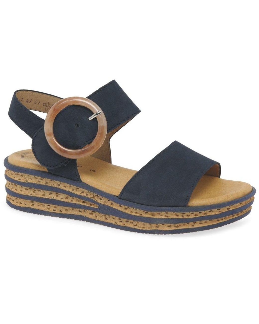 Gabor Blue Andre Sandals
