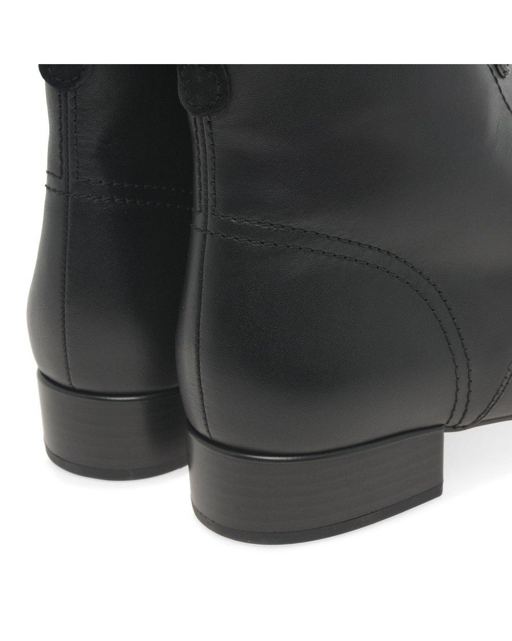 Gabor Black Boat Ankle Boots Size: 2.5
