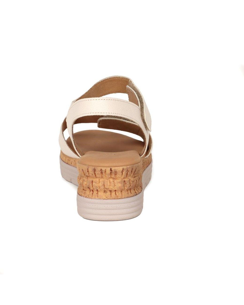 Gabor Natural Shout Wedge Heel Sandals Colour: Creme Lea (Uni)