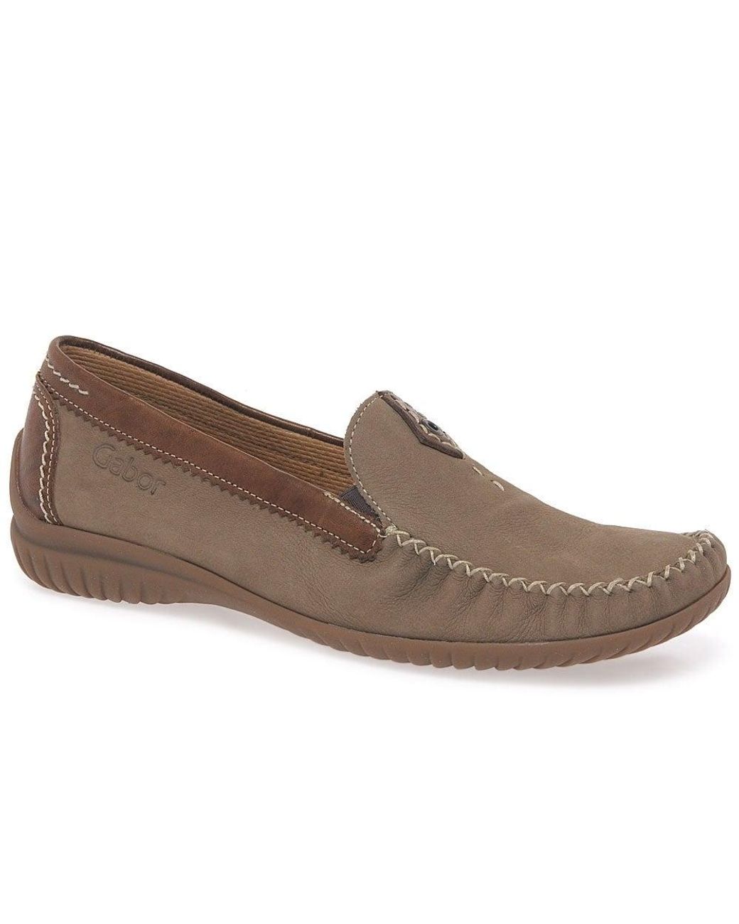 Gabor Gray California Sporty Moccasins Siz