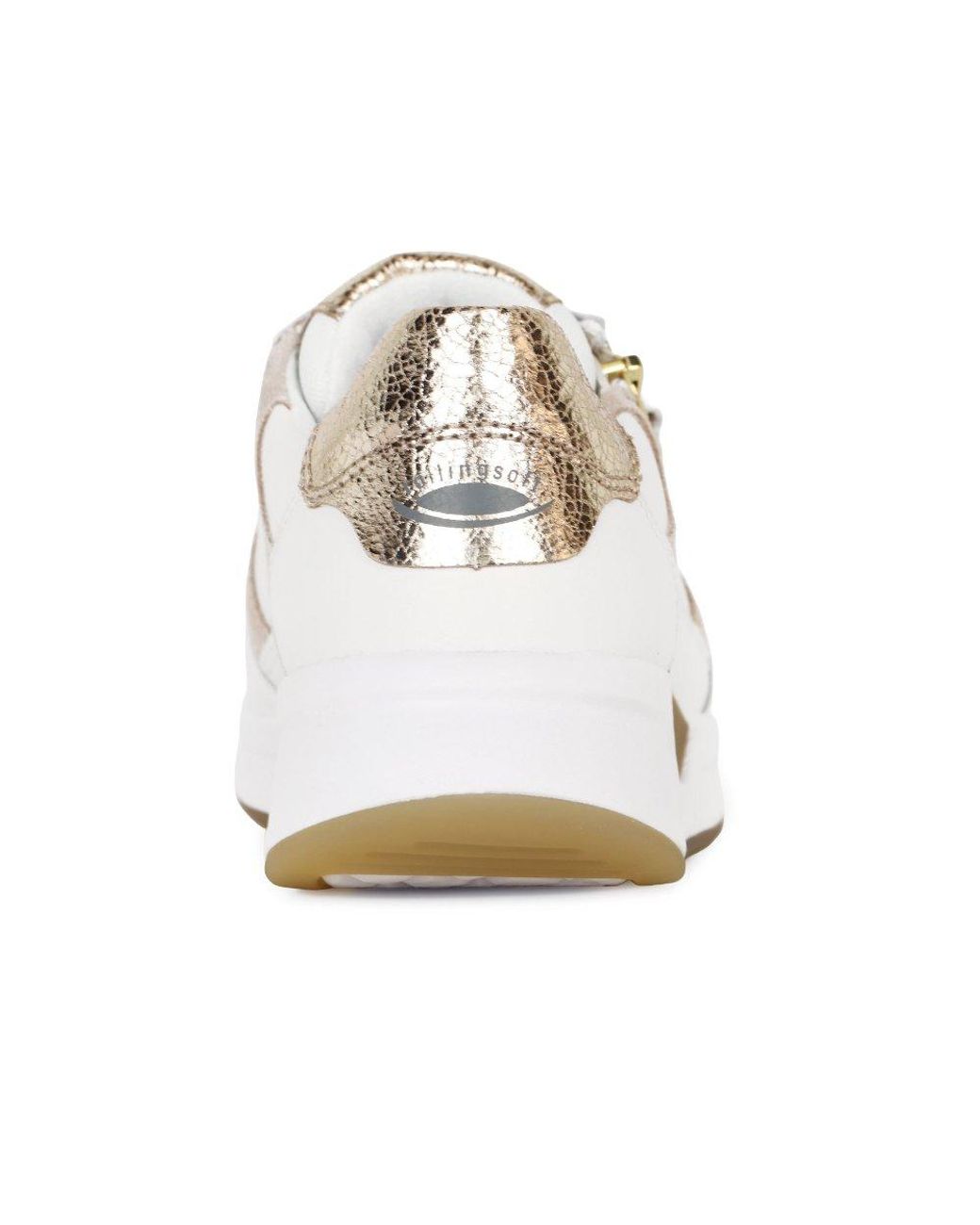 Gabor White Bravo Trainers