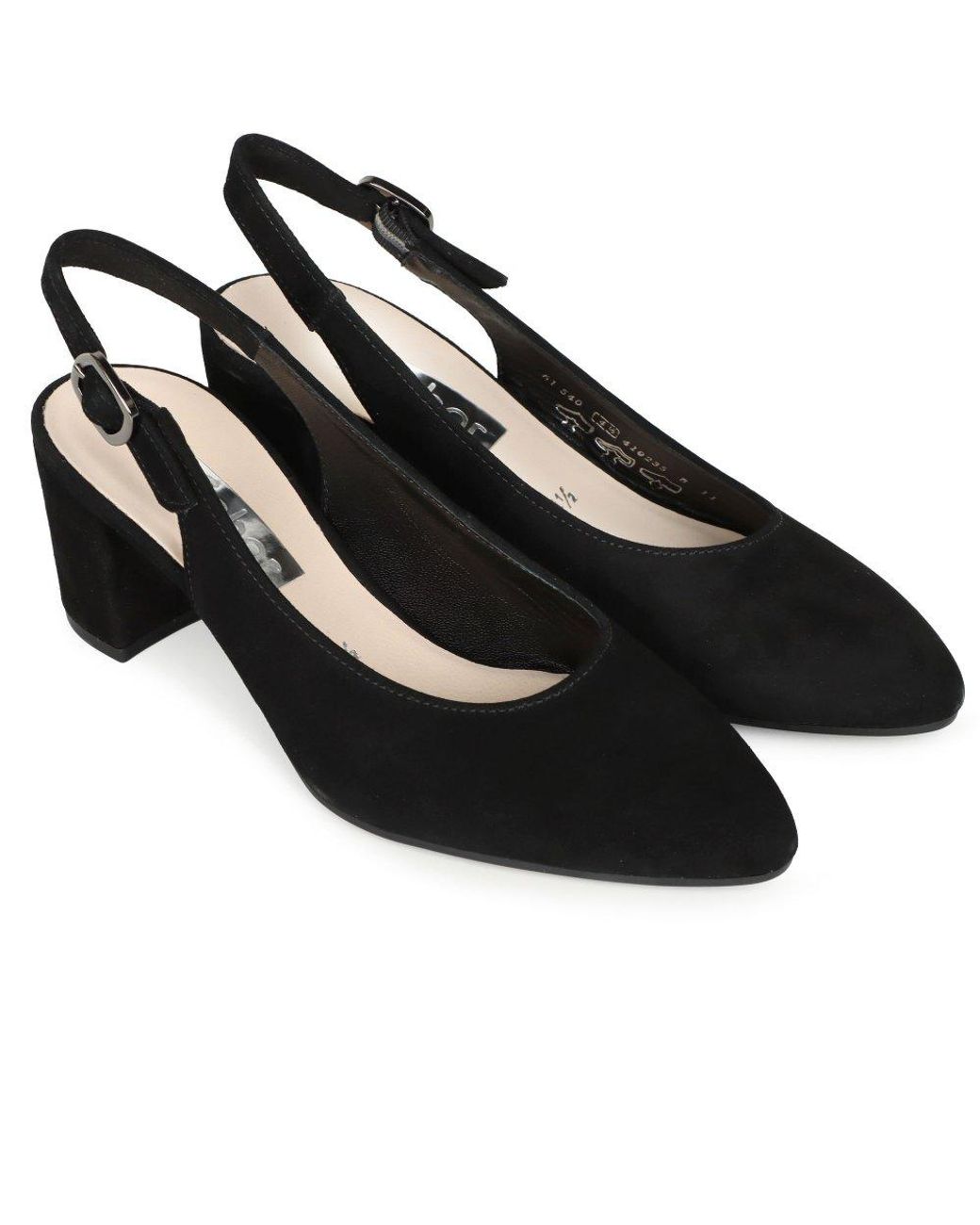 Gabor Black Helmsdale &Apos;S Court Shoes