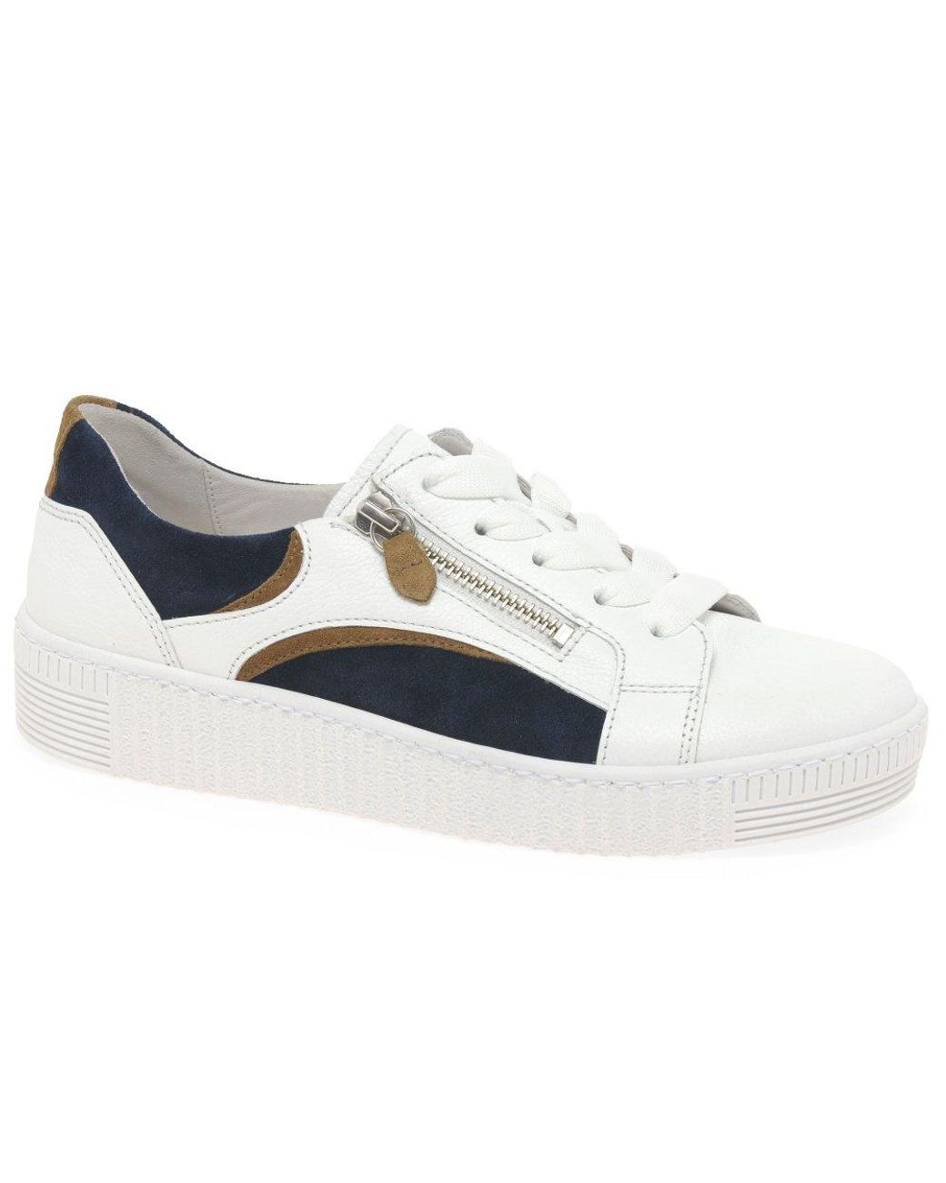 Gabor White Wemo Trainers
