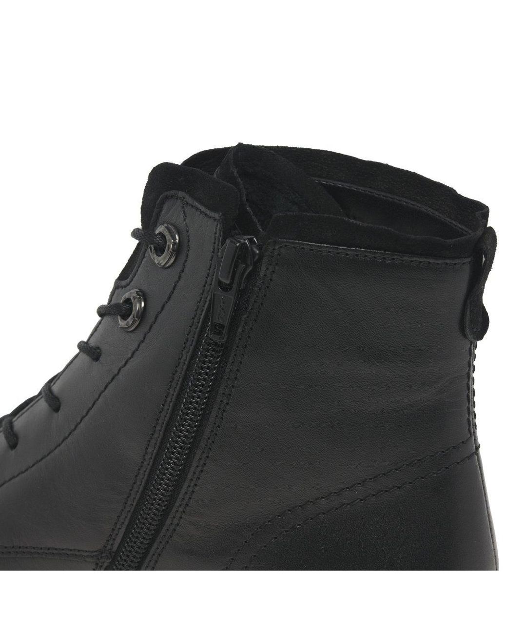 Gabor Black Boat Ankle Boots Size: 2.5