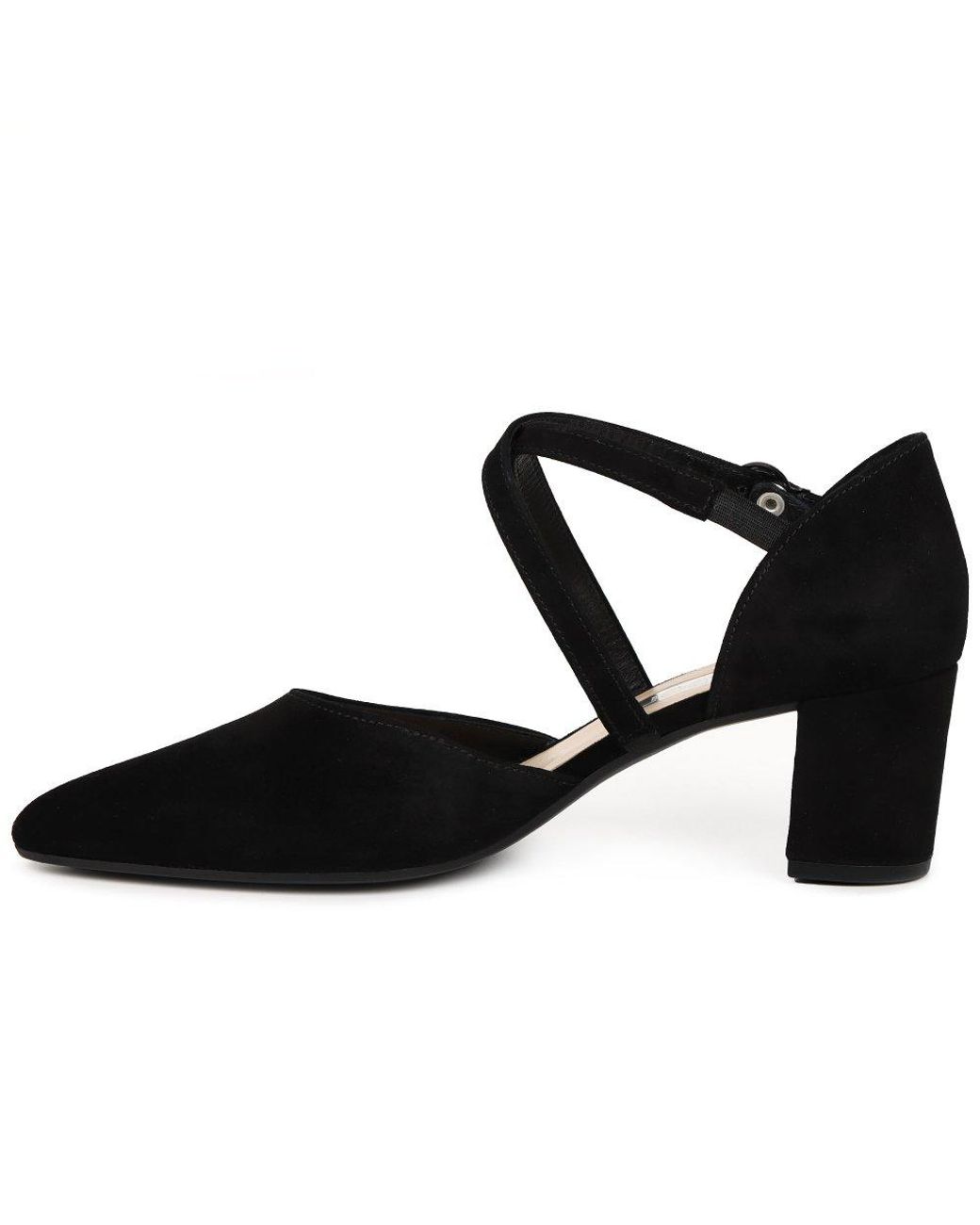 Gabor Black Gisele Open Court Shoes