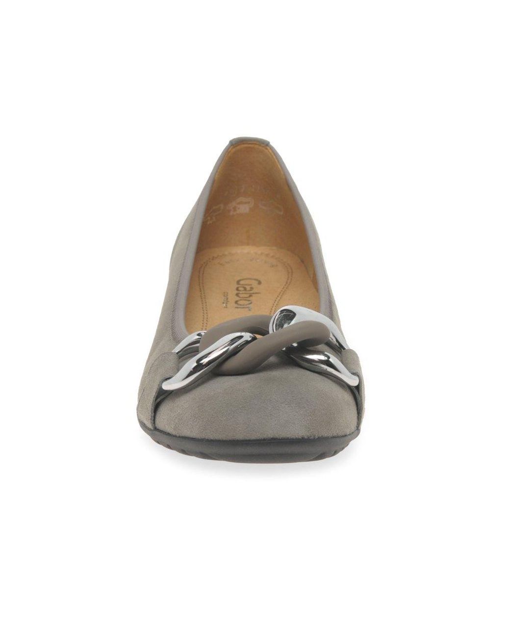 Gabor Gray Sabia &Apos;S Shoes Colour: Fumo Suede (Uni)